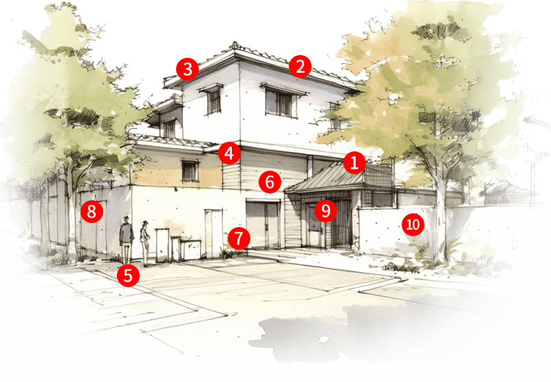 お家に危険なサインが出ていませんか？